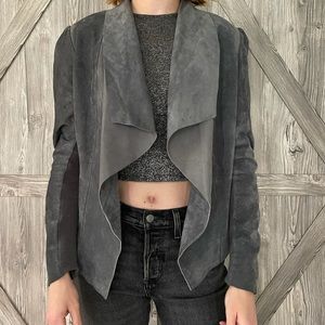Bod & Christenson Grey Leather Jacket